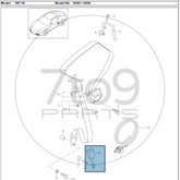 Porsche 987 997 Seat Belt Latch Driver RHD997 803 183 04